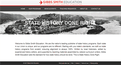 Desktop Screenshot of gibbssmitheducation.com